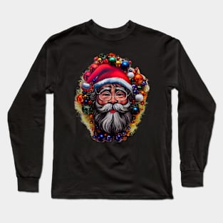 Santa Claus in New Year's toys. Long Sleeve T-Shirt